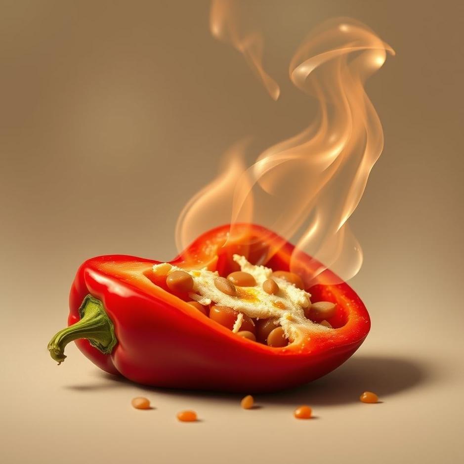 Dream : Red pepper and eating it in a dream