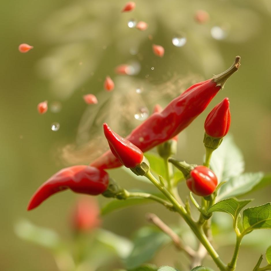 Dream : Red pepper seeds in a dream