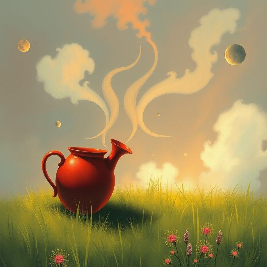 Dream : Red pitcher in a dream