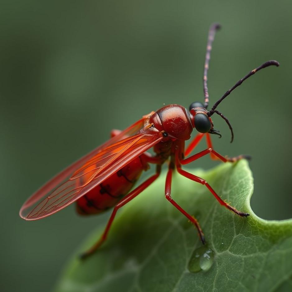 Dream : Red poisonous insect in a dream