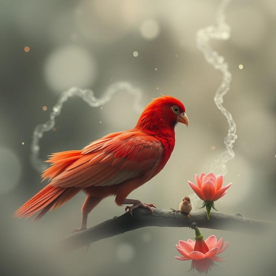 Dream : Red pusi in a dream