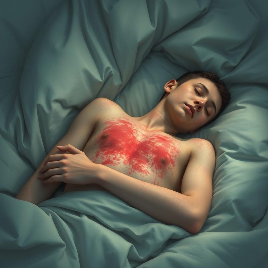 Dream : Red rash in a dream