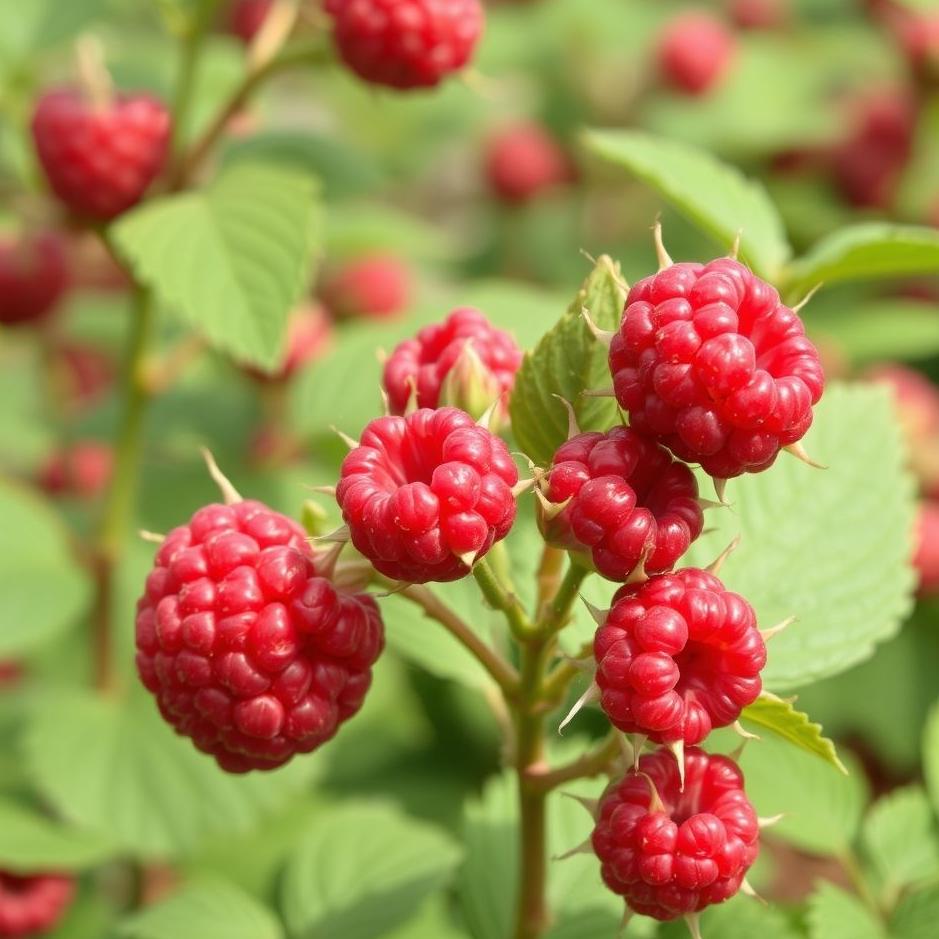 Dream : Red raspberries in a dream