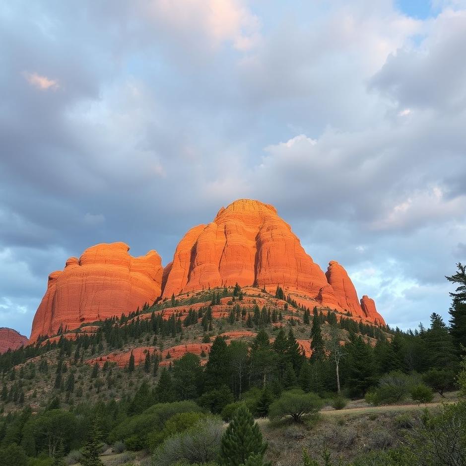 Dream : Red rock in a dream