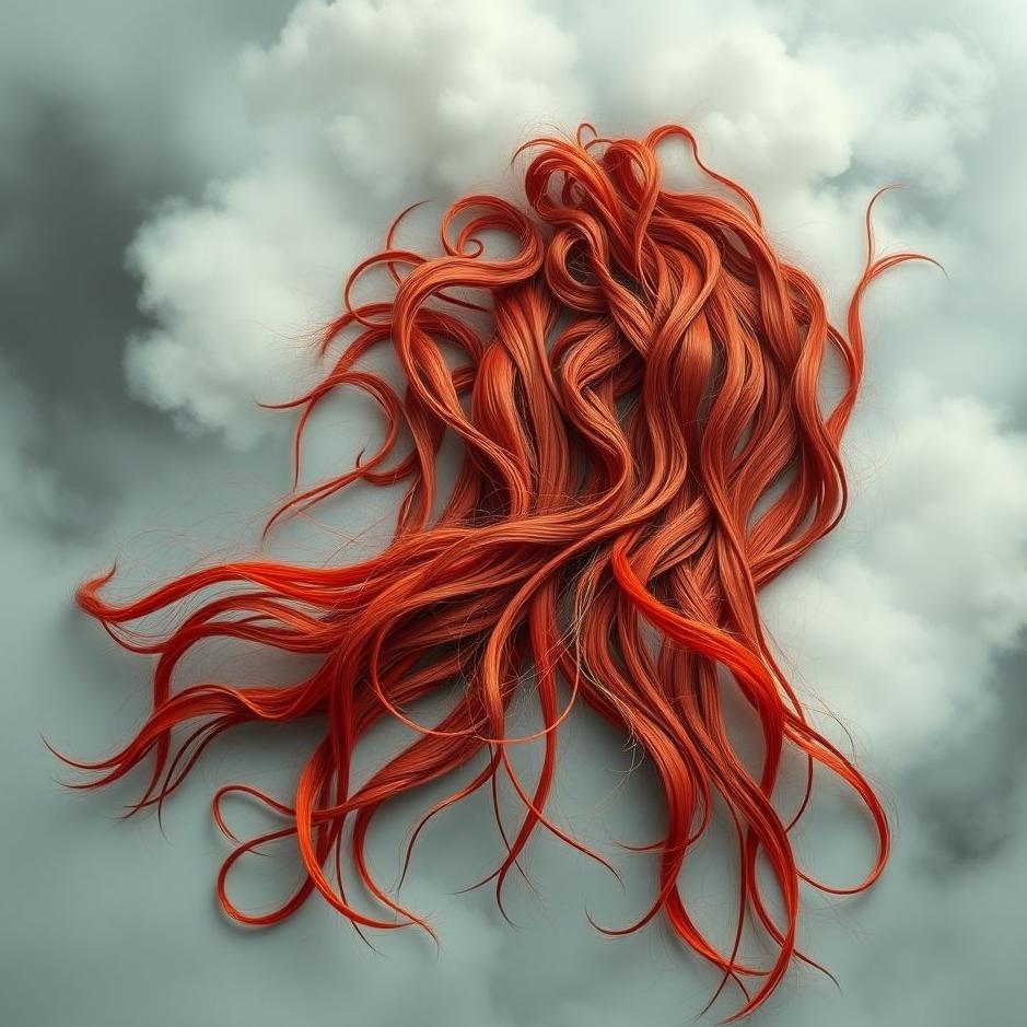 Dream : Red roots of hair in a dream