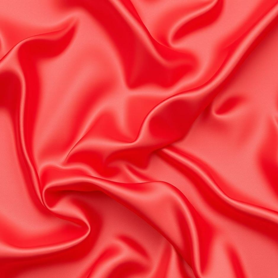 Dream : Red satin fabric in a dream