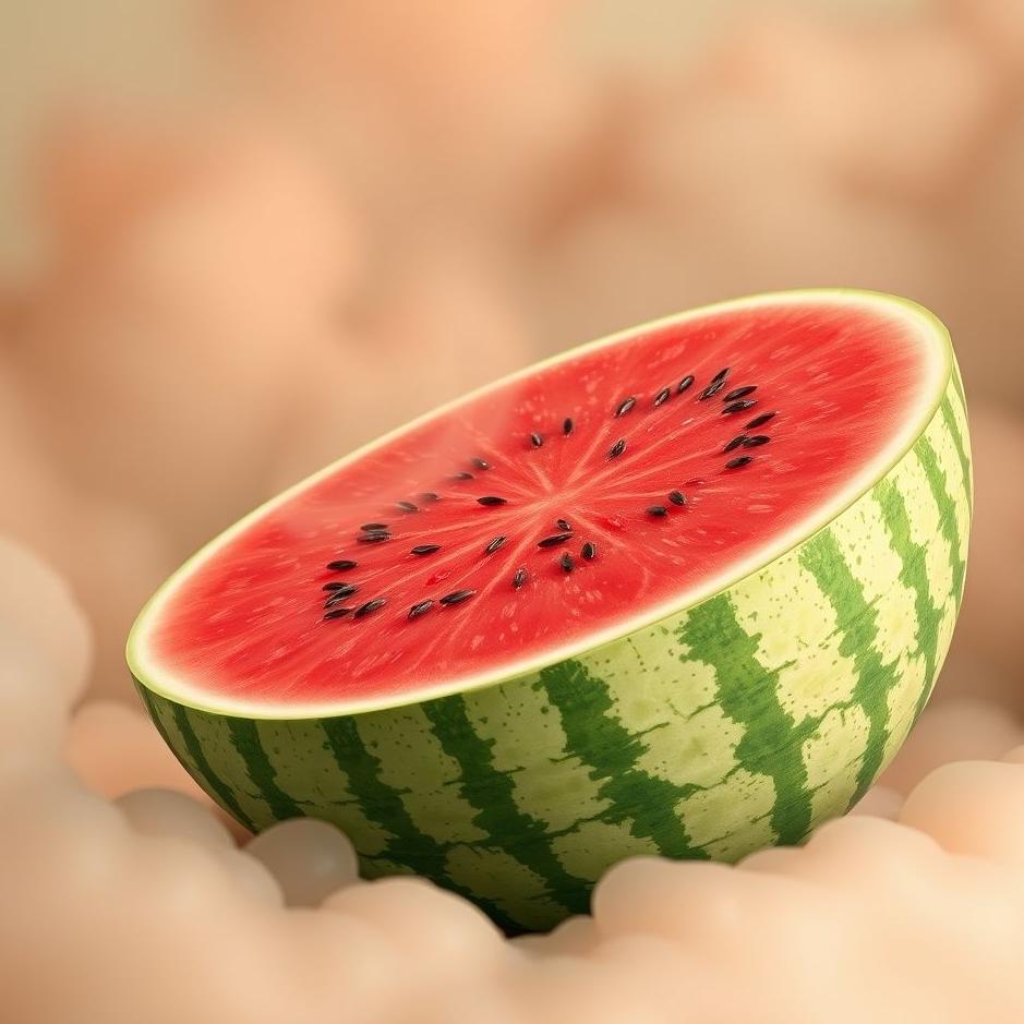 Dream : Red-skinned watermelon in a dream