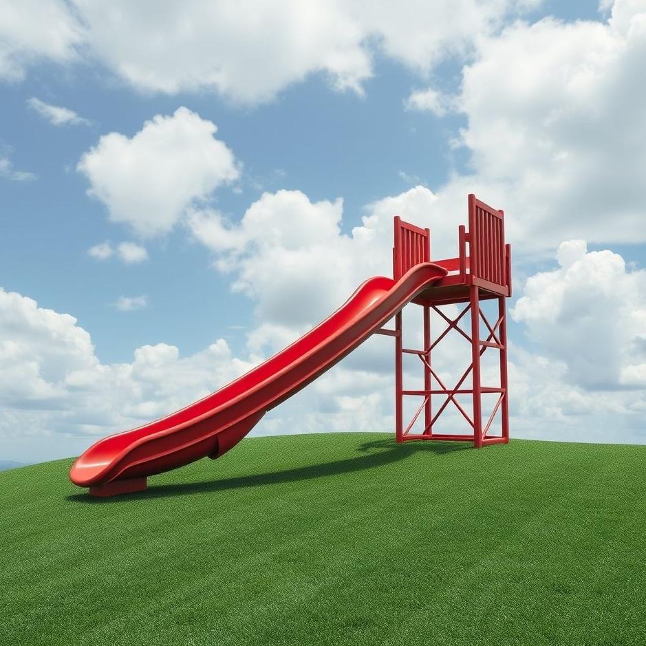 Dream : Red slide in a dream