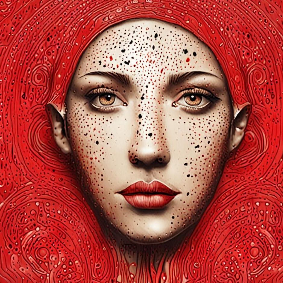 Dream : Red-spotted face in a dream