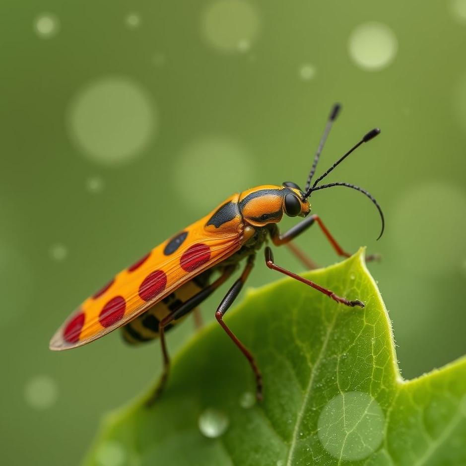 Dream : Red spotted insect in a dream