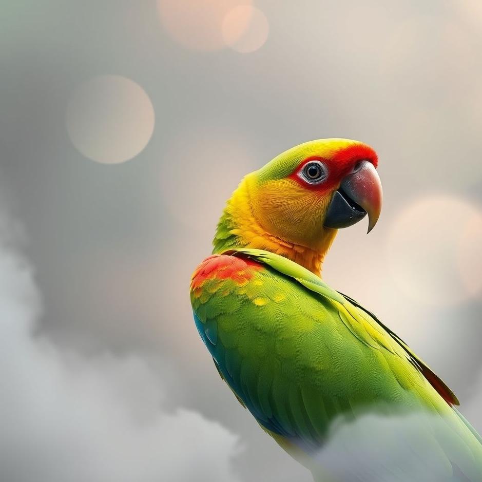 Dream : Red-tailed parrot in a dream