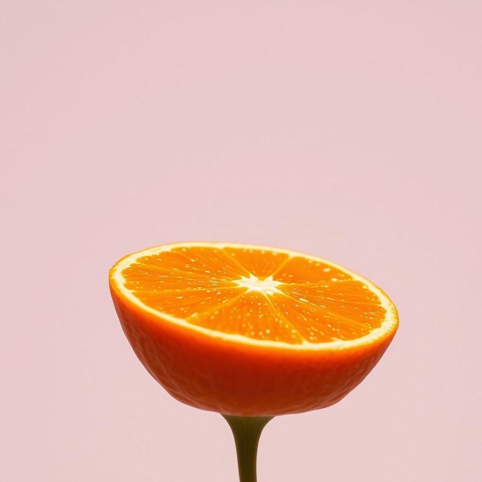 Dream : Red tangerine in a dream