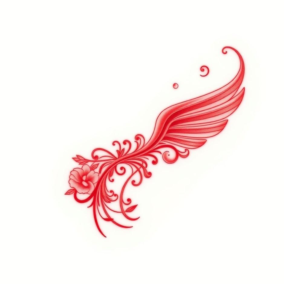 Dream : Red tattoo in a dream