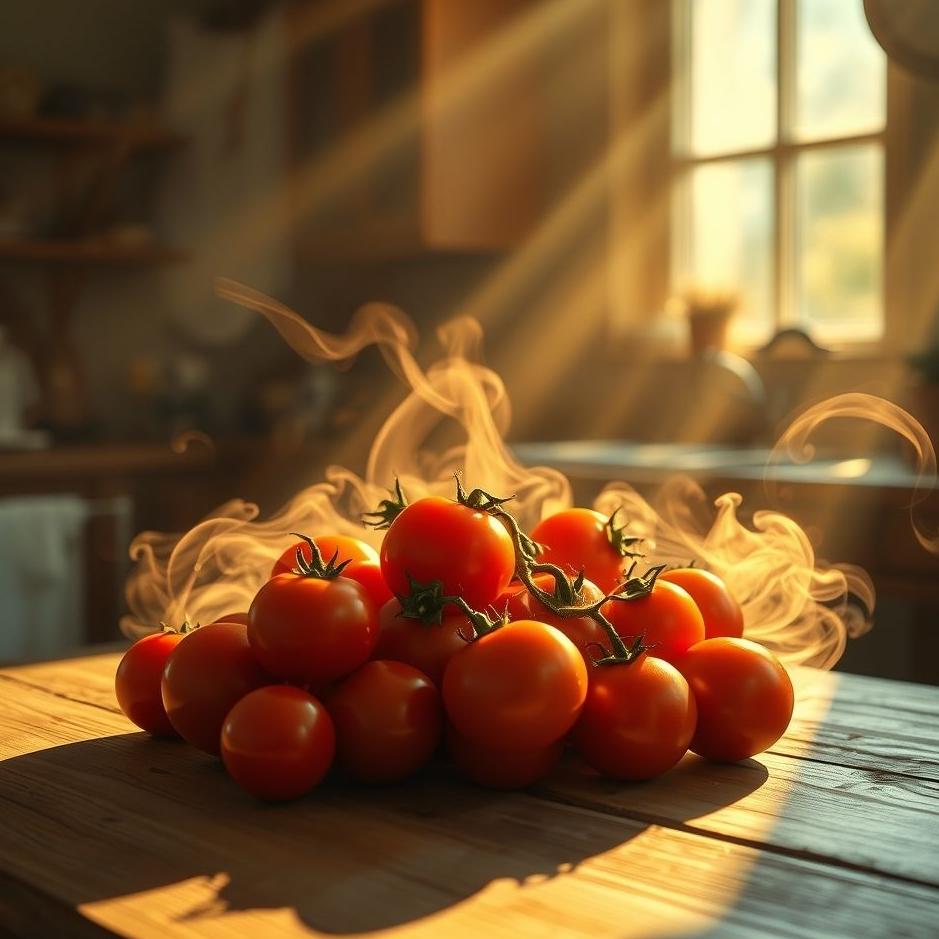Dream : Red tomatoes at home in a dream