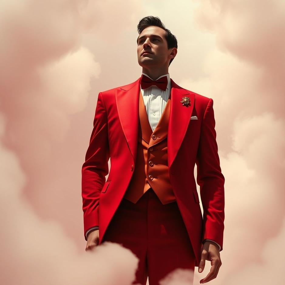 Dream : Red tuxedo in a dream