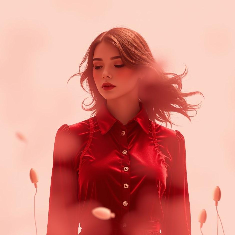 Dream : Red velvet shirt in a dream