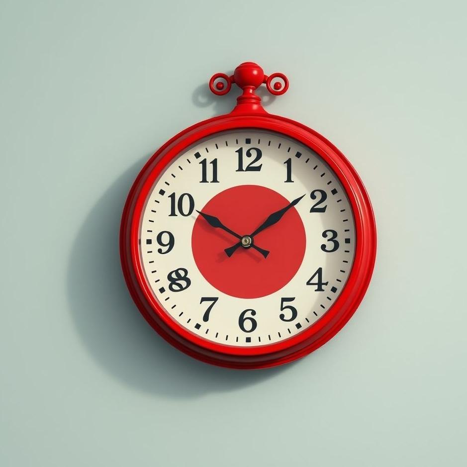 Dream Dictionary : Red wall clock in a dream