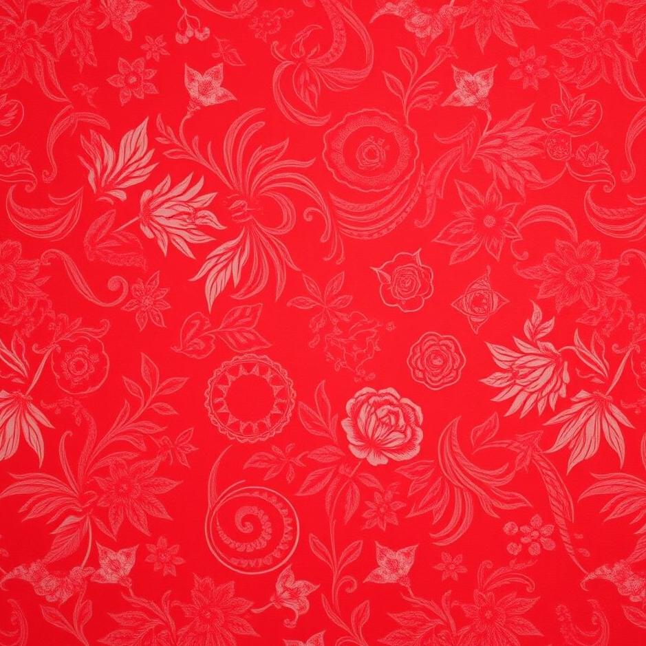 Dream : Red wallpaper in a dream
