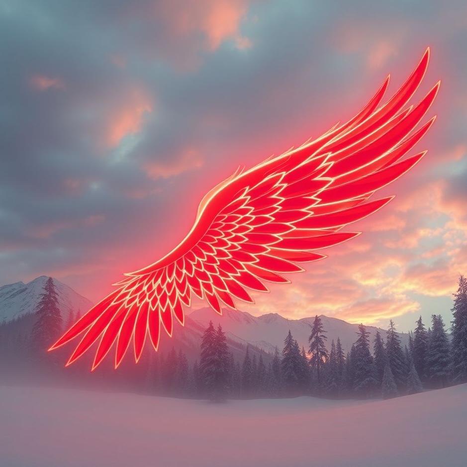 Dream : Red wings in a dream