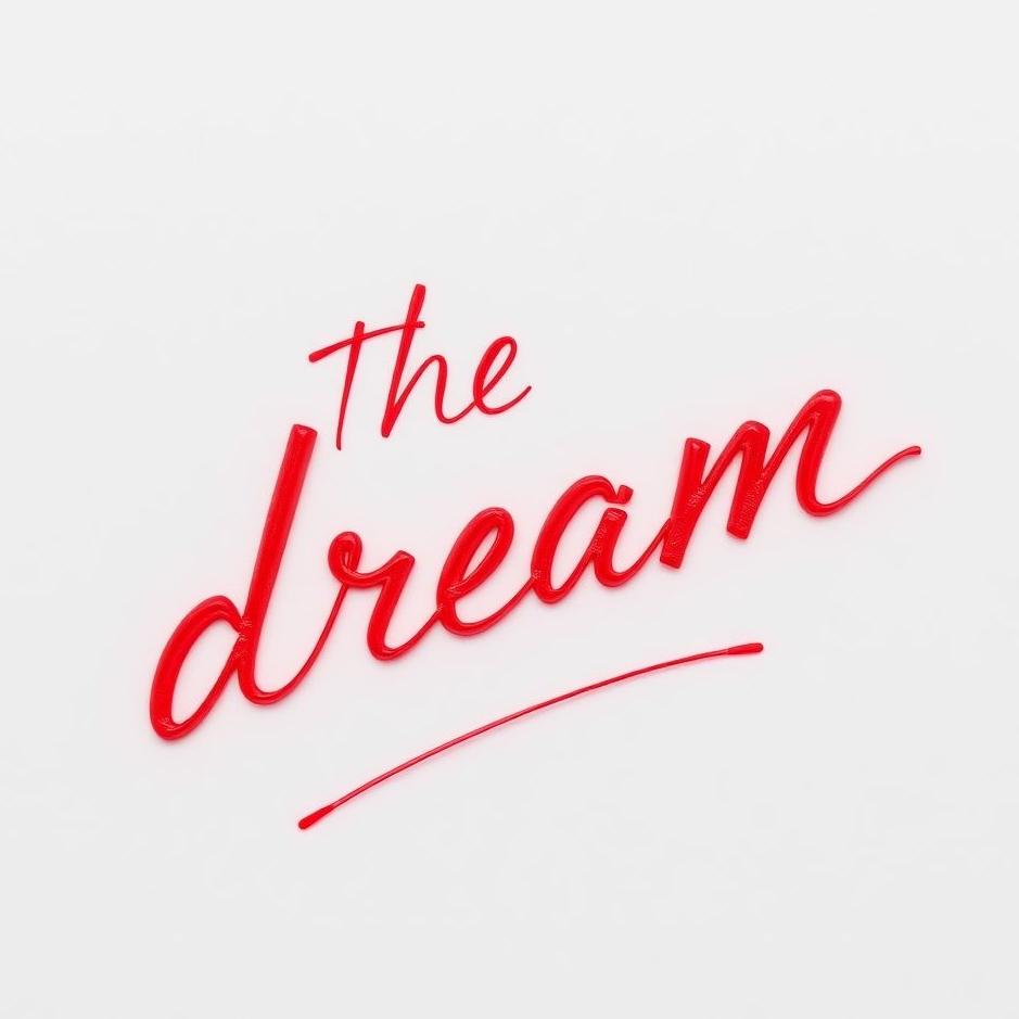 Dream : Red writings in a dream