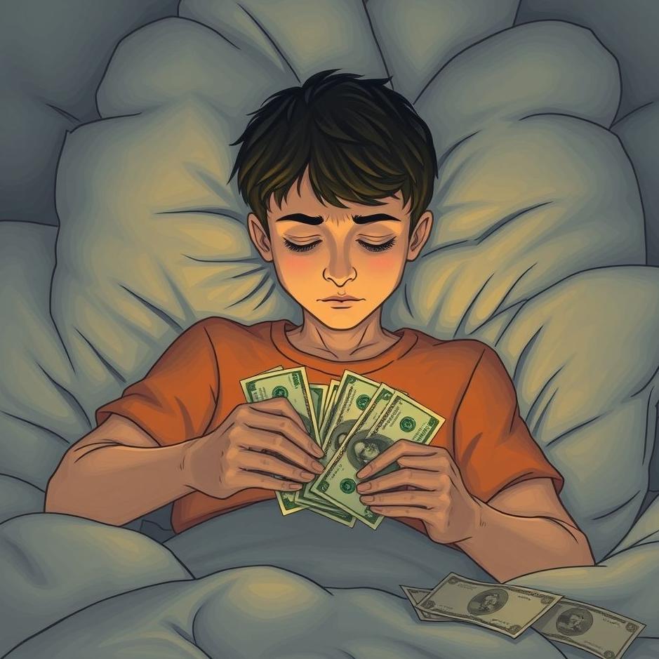 Dream : Regretting stealing money in a dream
