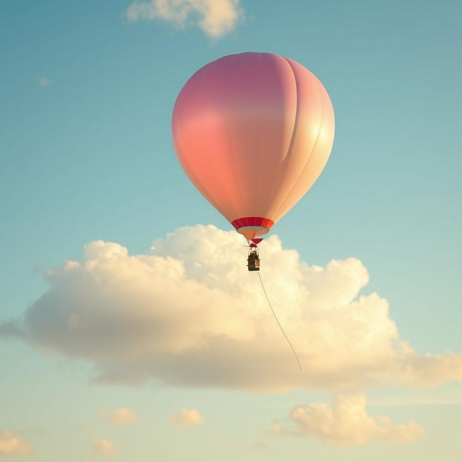 Dream : Releasing a balloon into the sky in a dream
