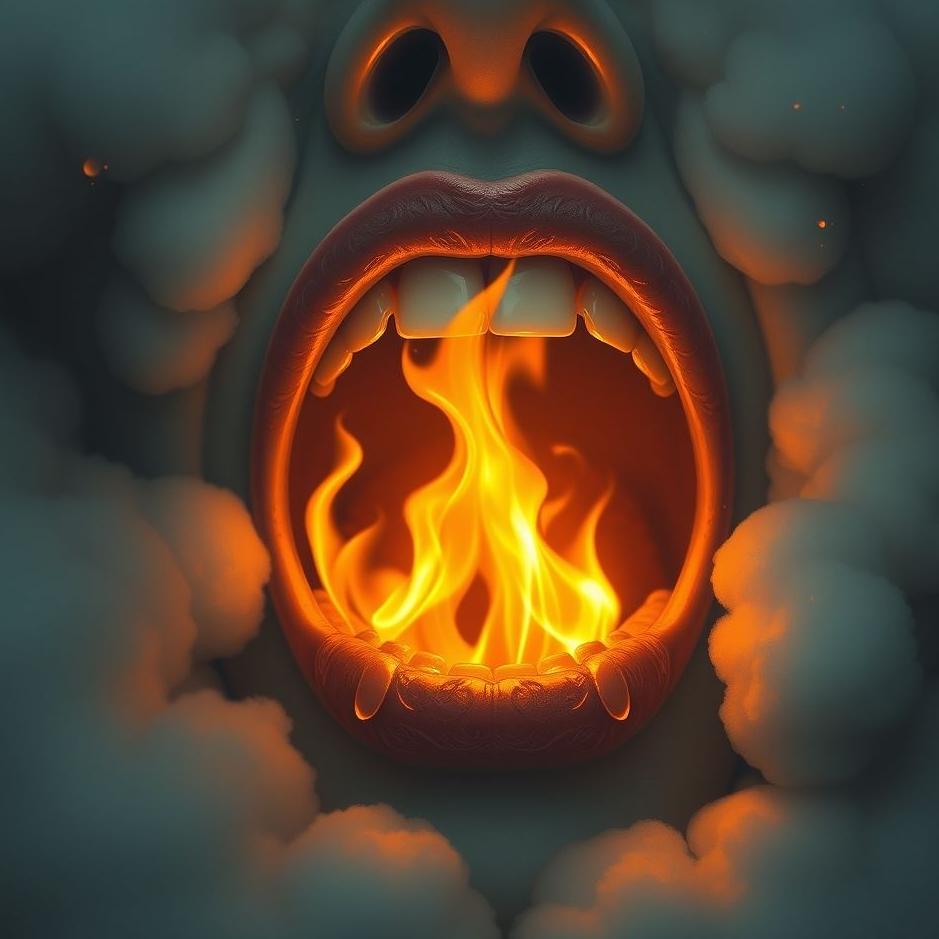 Dream : Remove fire from the mouth in the dream