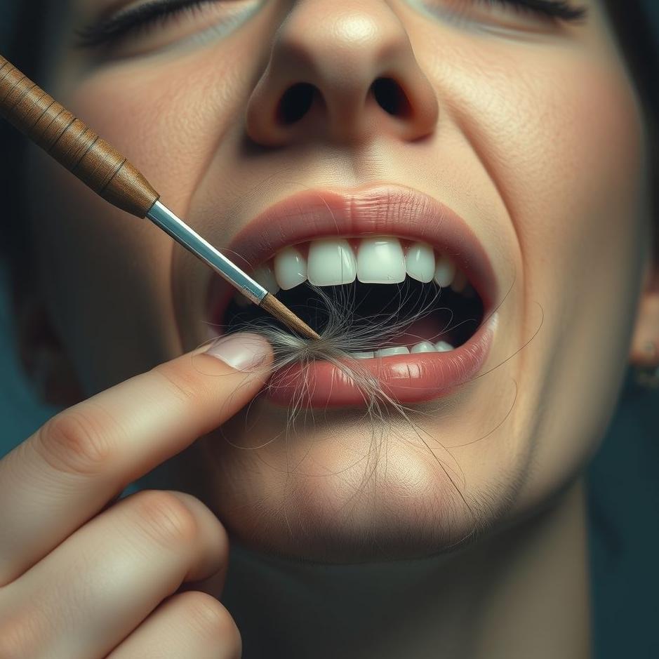 Dream : Remove hair in the mouth in the dream