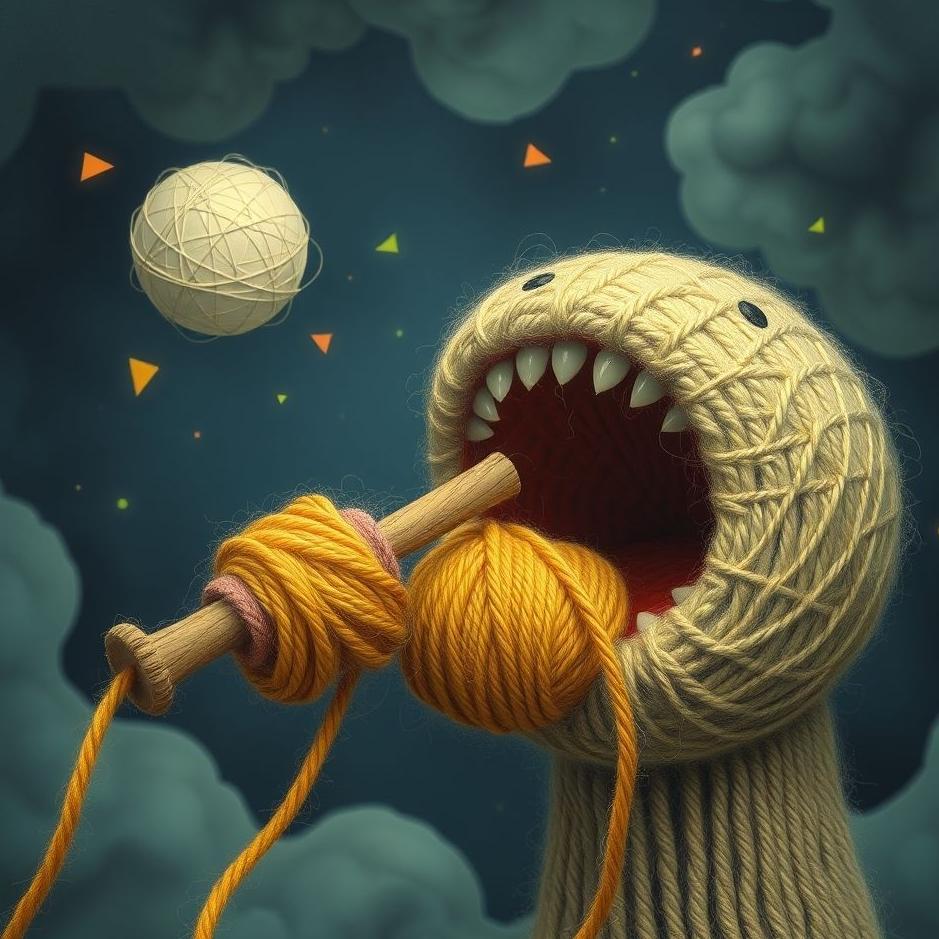 Dream : Remove yarn from mouth in the dream