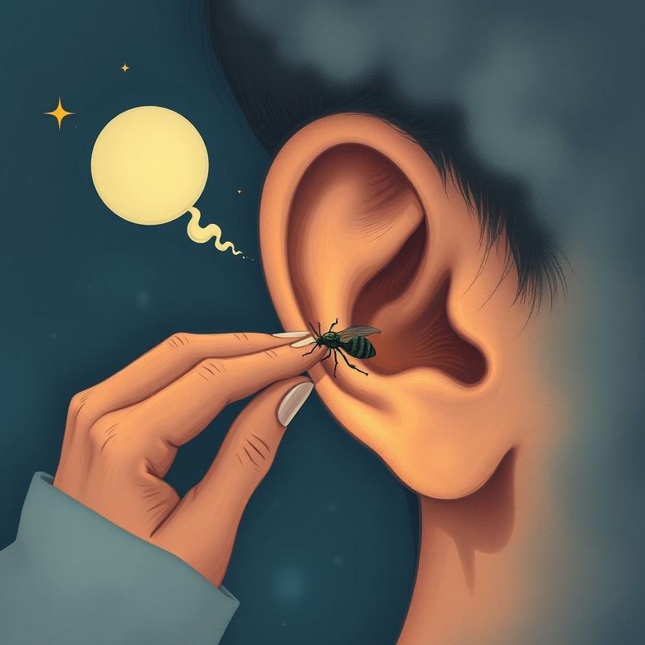Dream : Removing a bug from your ear in a dream
