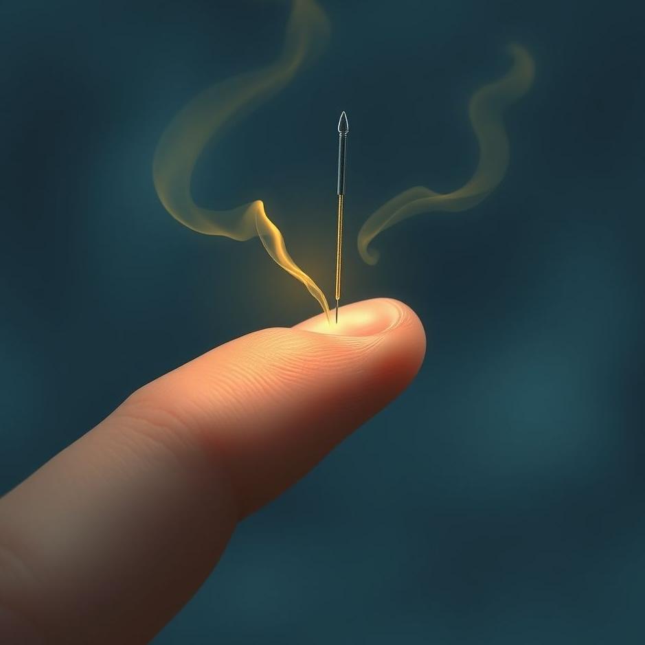 Dream : Removing a needle from a finger in a dream