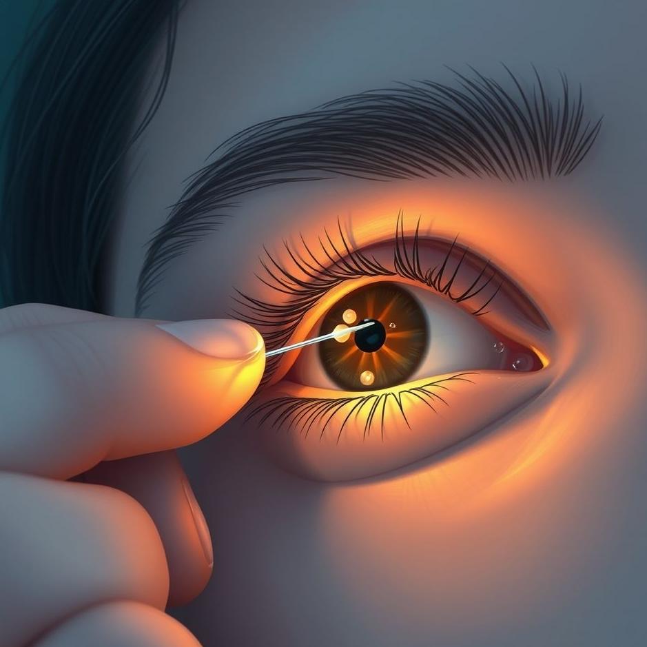 Dream : Removing a needle from your eye in a dream