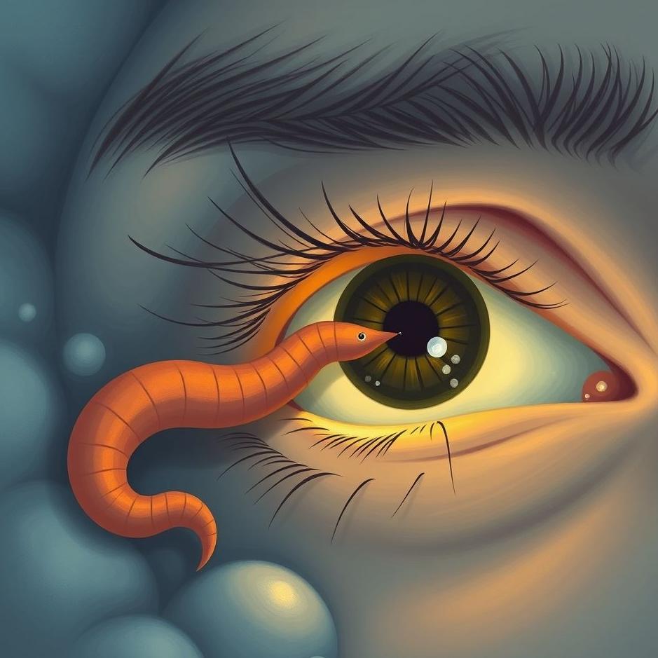 Dream : Removing a worm from your eye in a dream