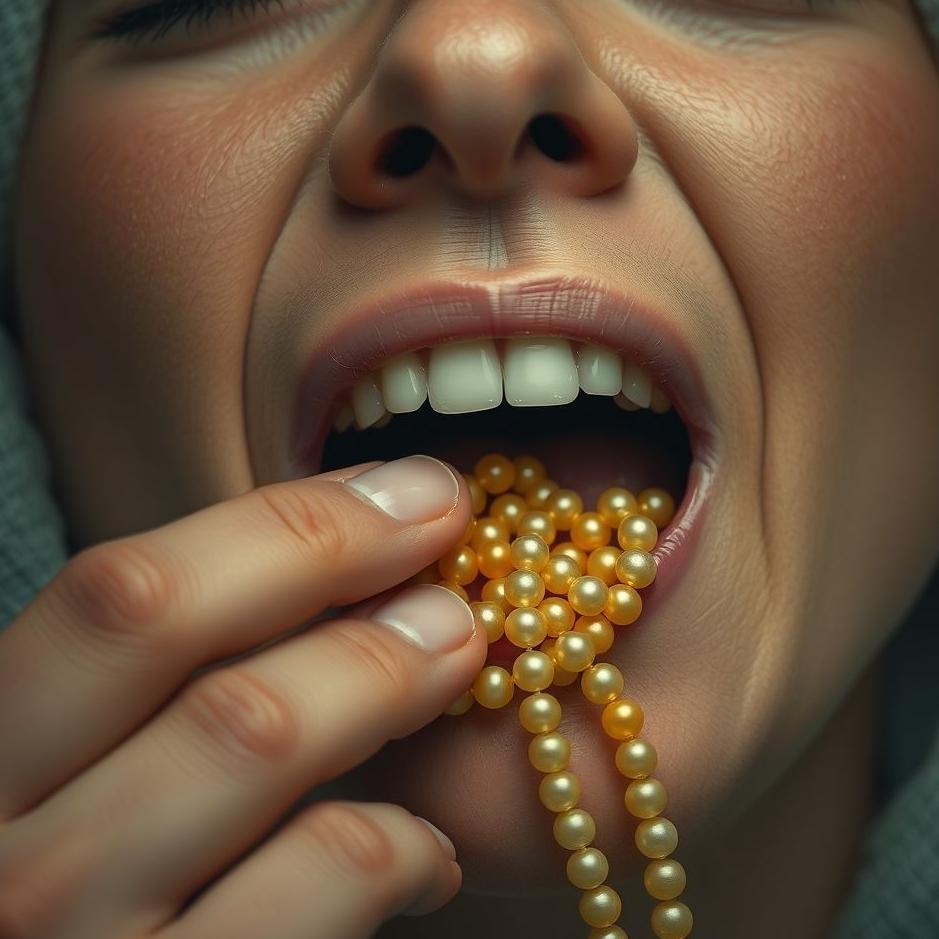 Dream Dictionary : Removing beads from the mouth in the dream