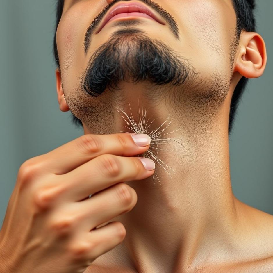 Dream : Removing hair from the throat 