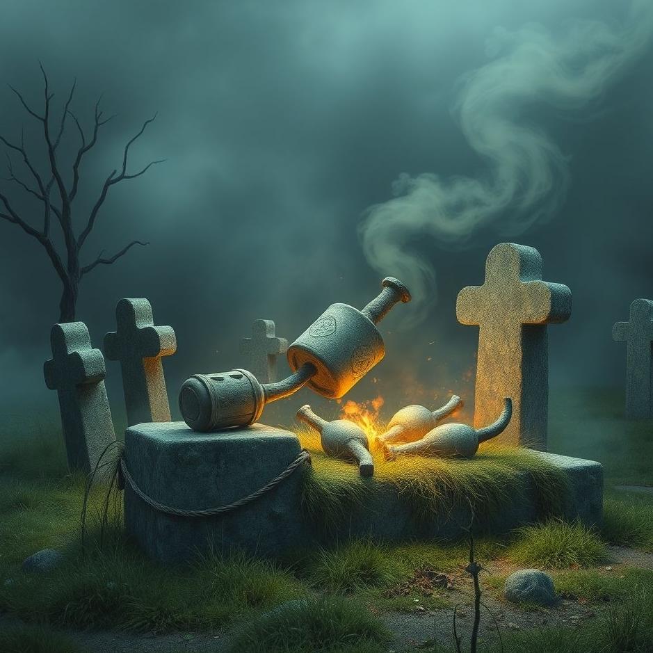 Dream : Removing objects from a grave in a dream
