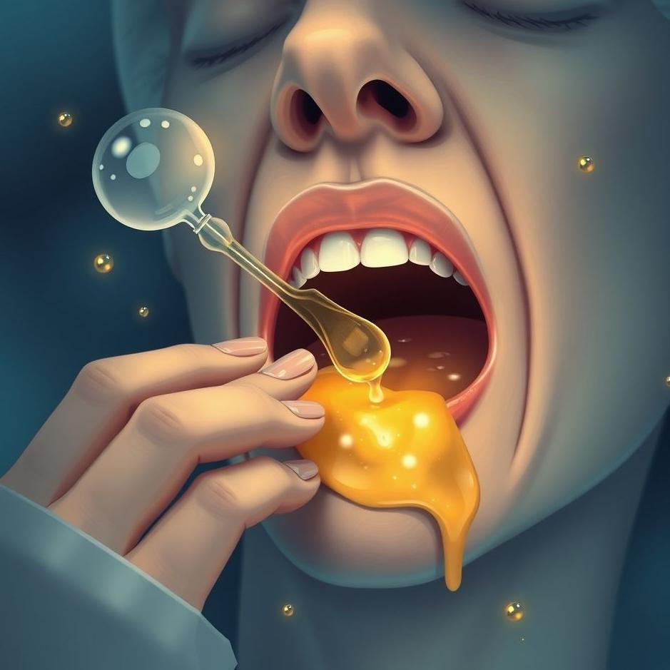 Dream : Removing phlegm from the mouth in the dream