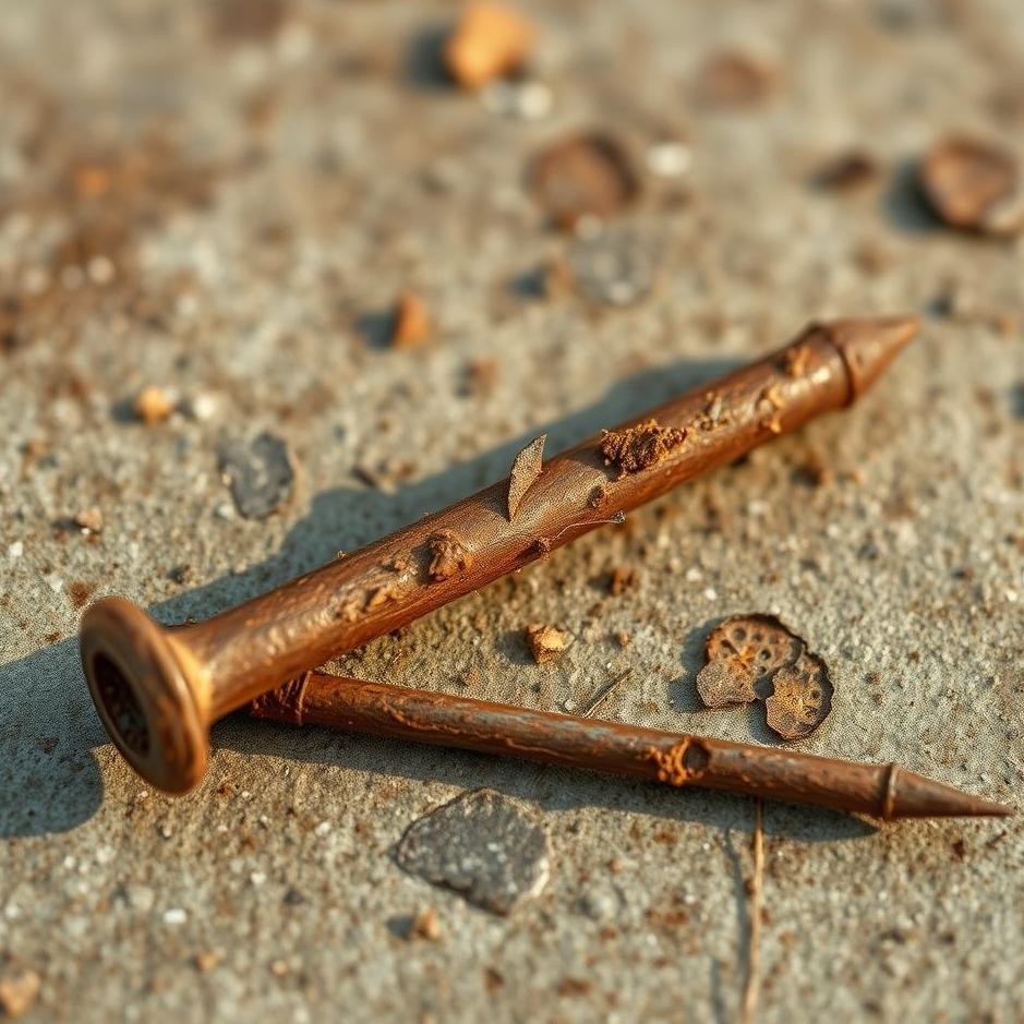 Dream : Removing rusty nails in a dream