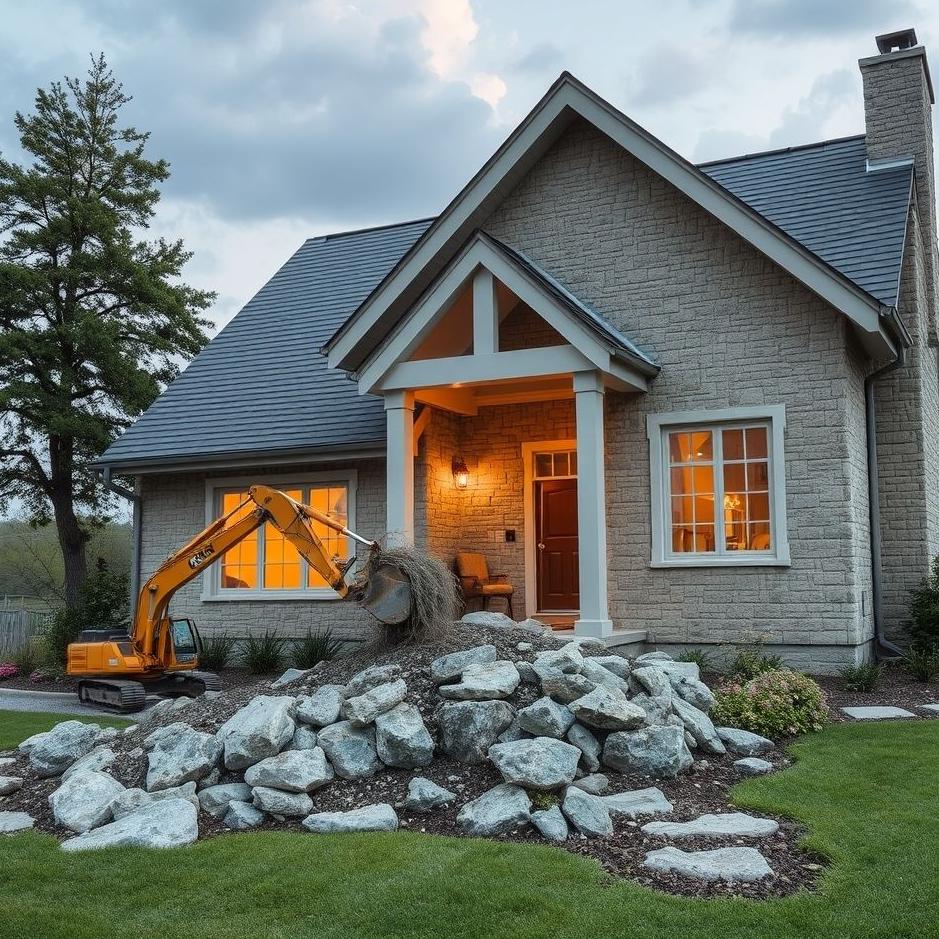 Dream : Removing stones from your home in a dream