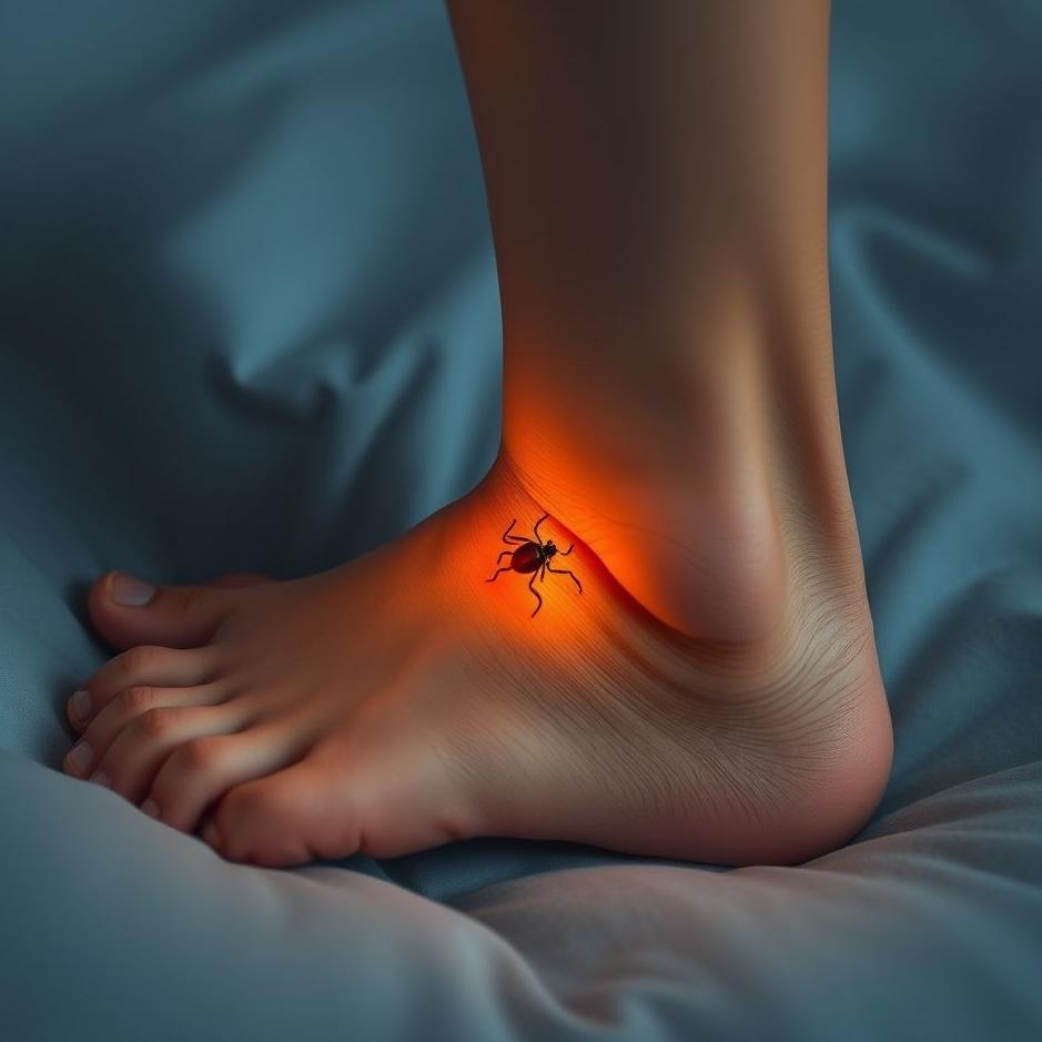 Dream : Removing tick from the leg in the dream
