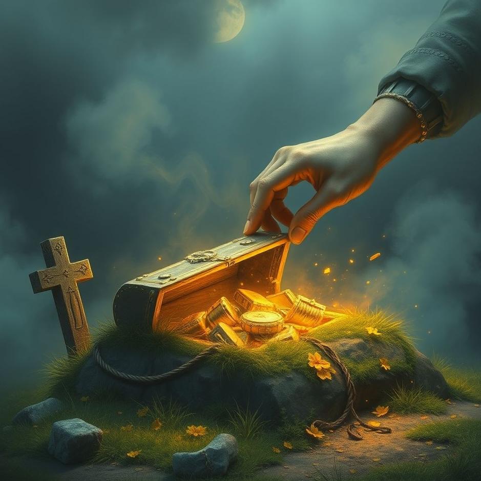 Dream : Removing treasure from a grave in a dream