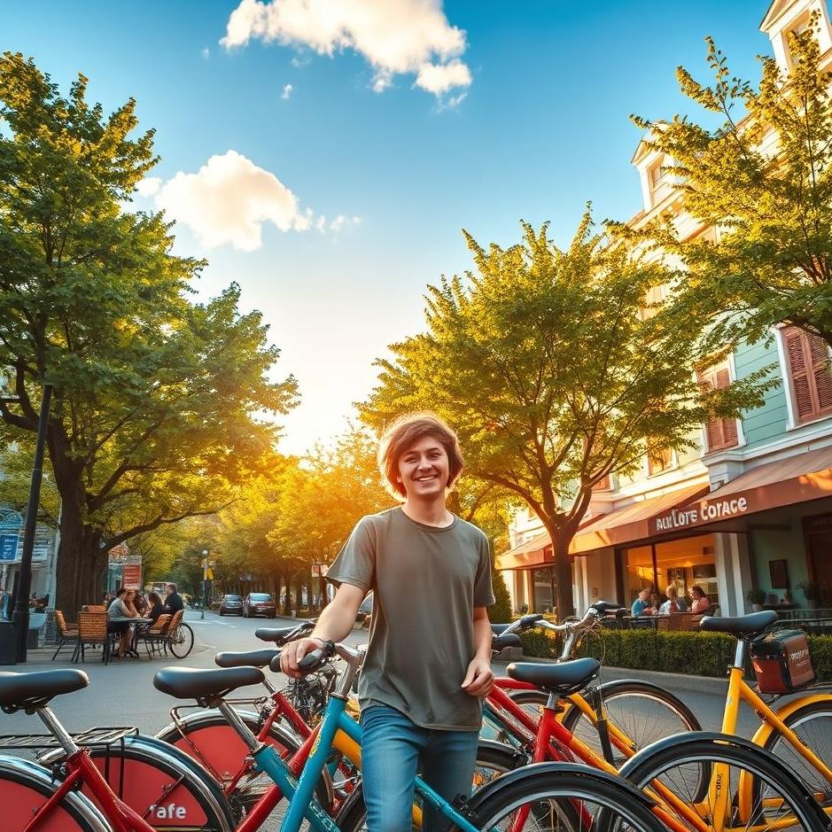 Dream : Renting a bicycle 