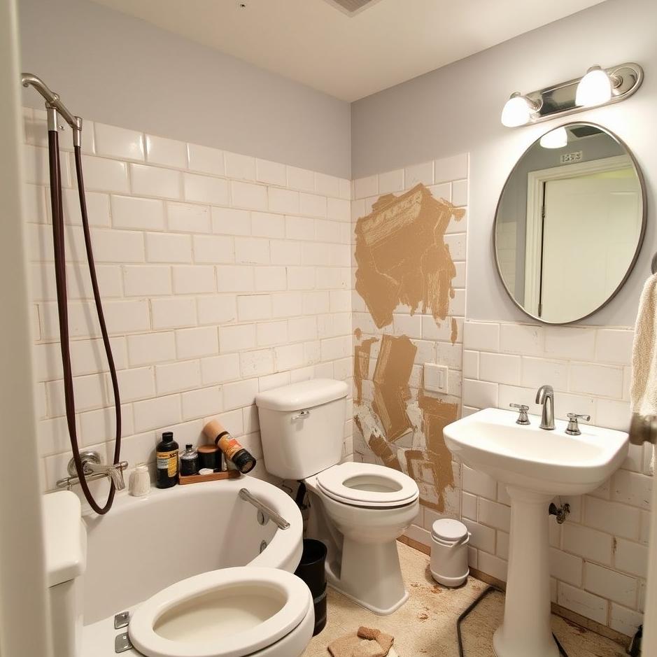 Dream : Repairing a Bathroom