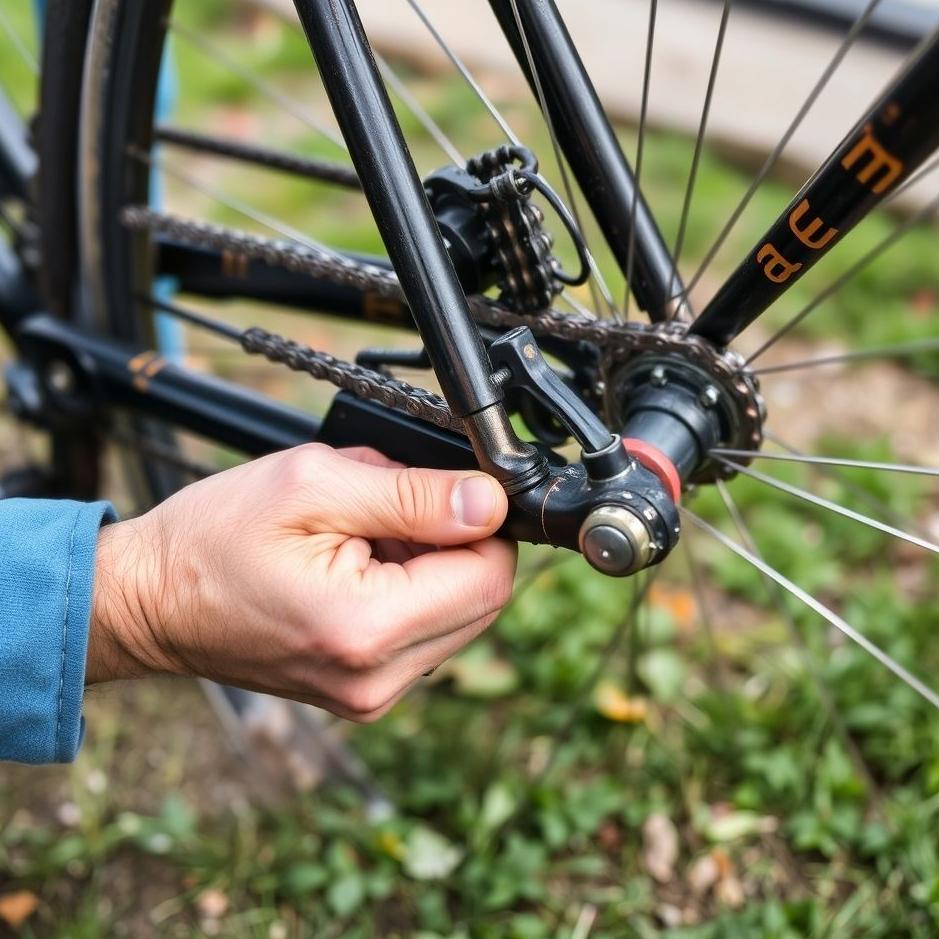 Dream : Repairing a bicycle chain 