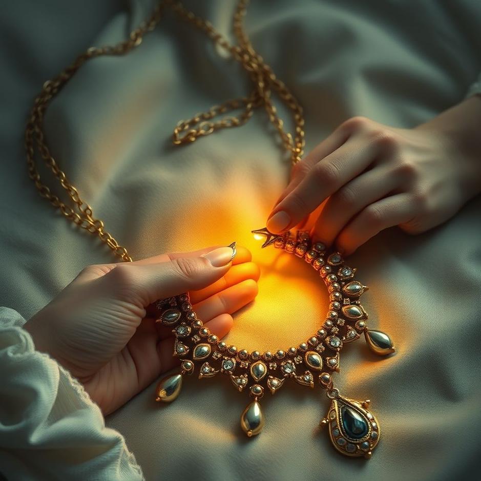 Dream : Repairing a broken necklace in a dream