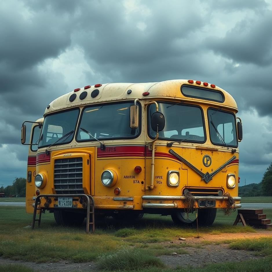 Dream : Repairing a bus in a dream