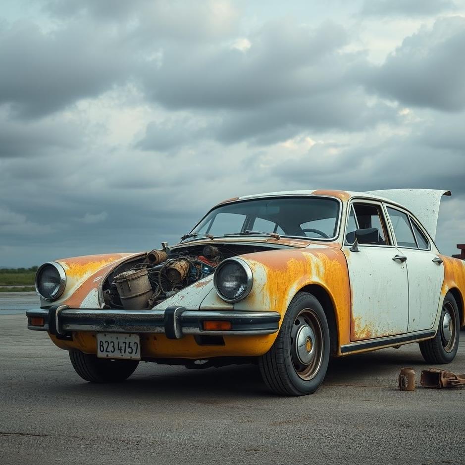 Dream : Repairing a car in a dream