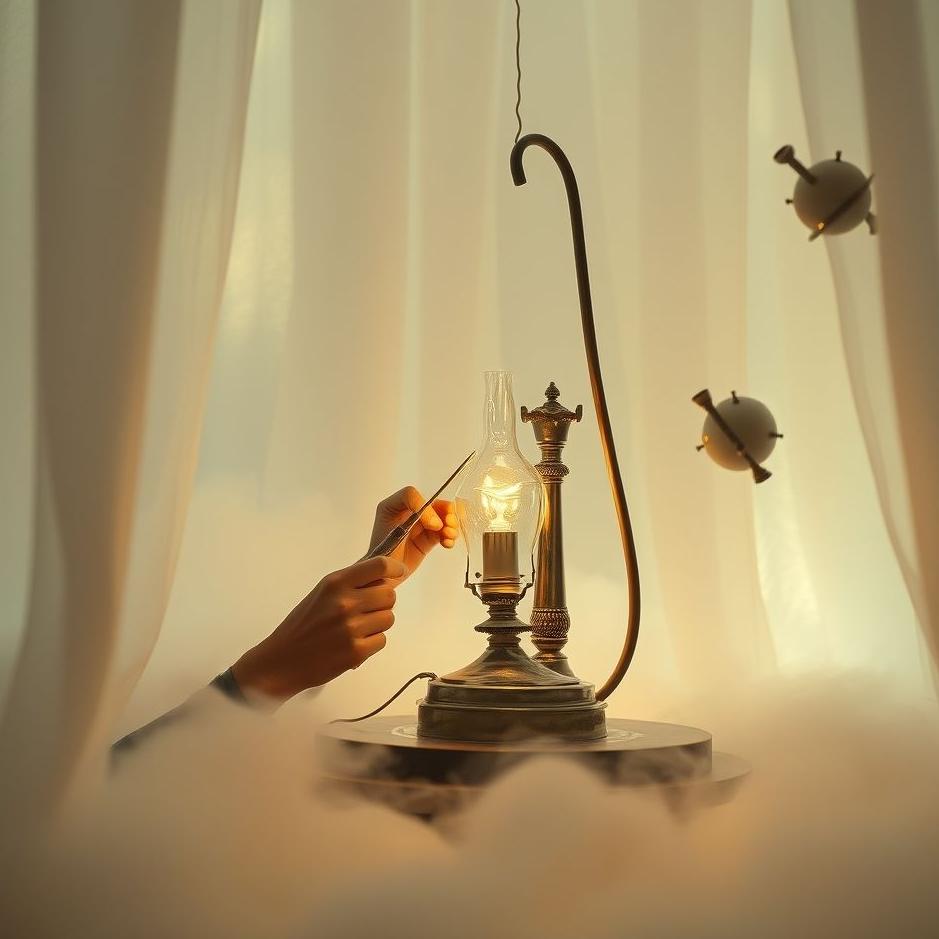 Dream : Repairing a lamp in a dream