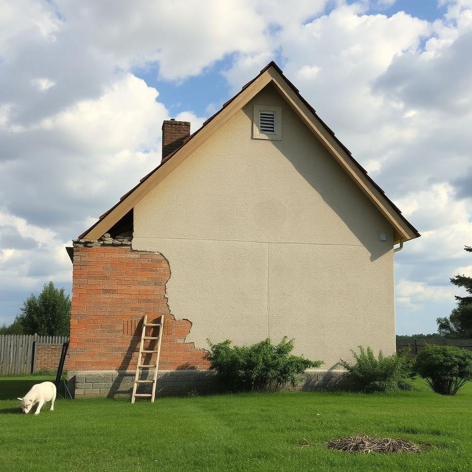 Dream : Repairing the wall of the house in a dream