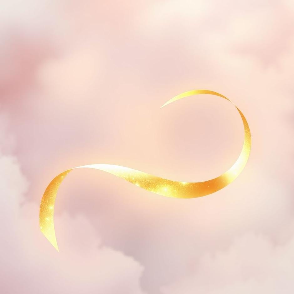 Dream : Ribboned gold in a dream